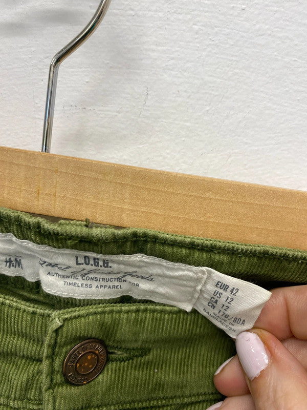 Fabulous Olive green cords from H&M Uk14 KM003