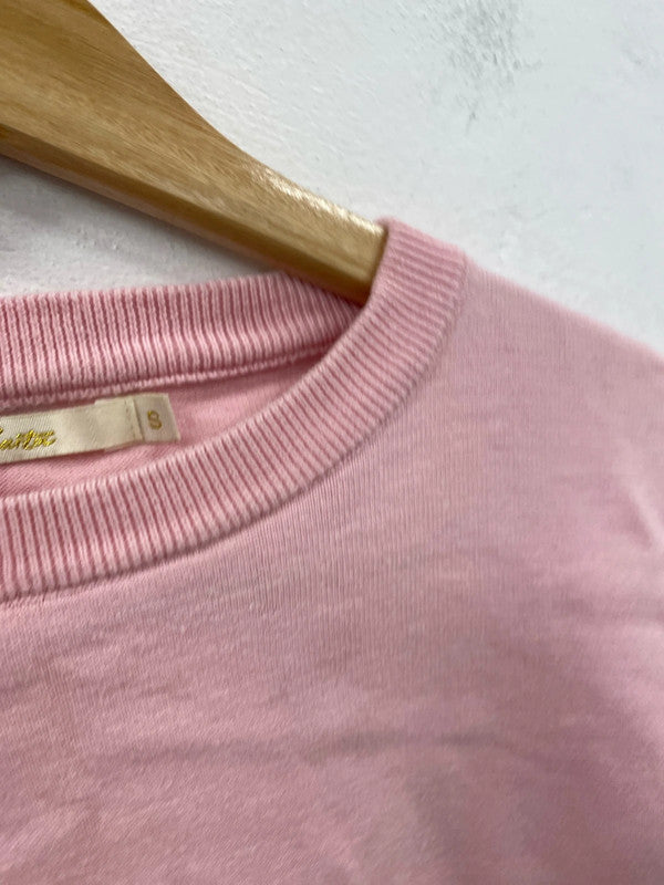 Sarta Fabulous Pink Rainbow Sweatshirt Size S SN002