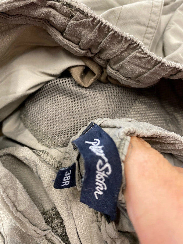 Fab men’s khaki green cargo pants uk38R Peter Storm JS004