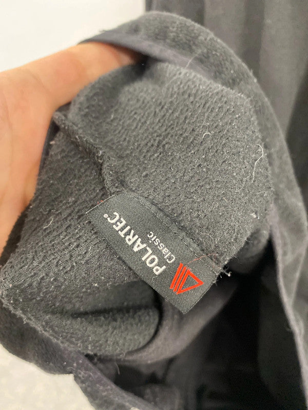 Classic The North Face black full zip fleece L SR006