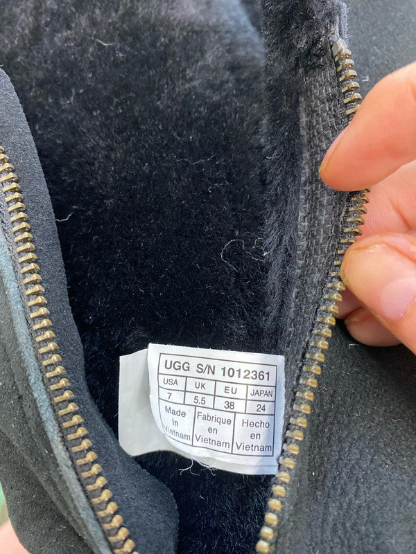 Fabulous Tall Ugg boots western Vibes Black Uk5.5 MS002