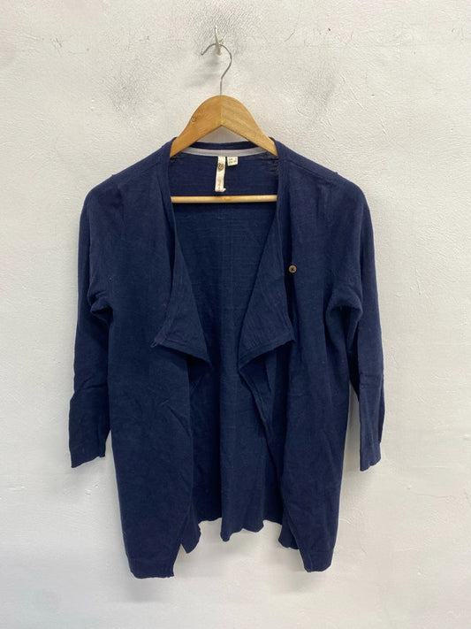 Lovely white stuff blue cardigan UK 8 MM005