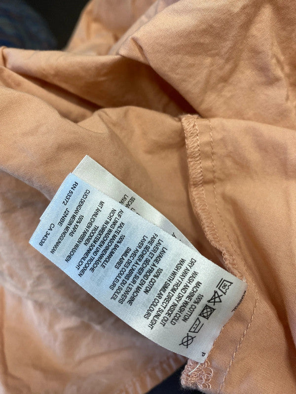 Fabulous loose fit peach cotton bobo top Uk12 classic ag006