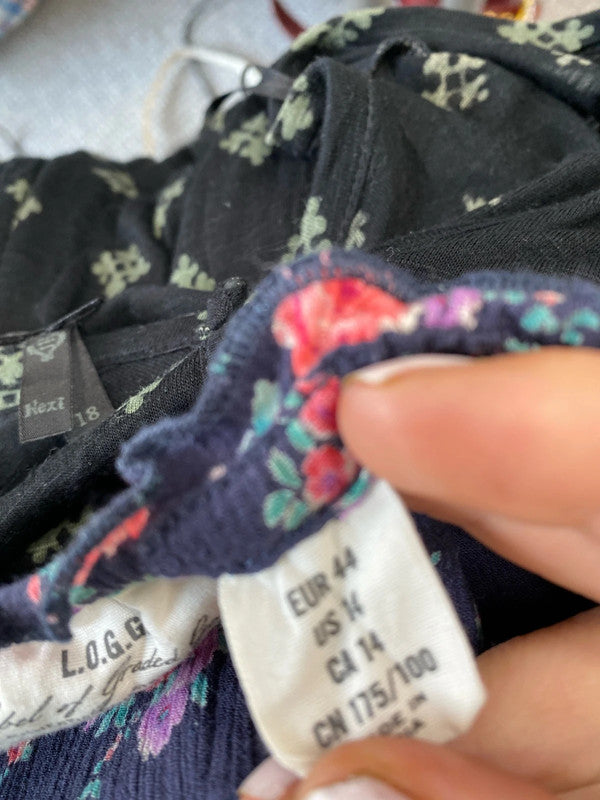 Fabulous duo of casual summer dress Uk 16/18 Next H&M #27 KM003