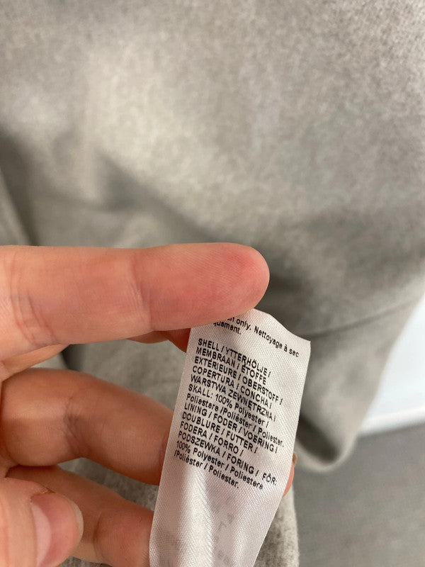 River Island Cozy Grey Oversize Jacket Size L KN003