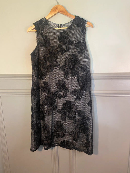 Karl Largerfield Embellished Appliqué Dress Formal Weddings Uk16 MW002