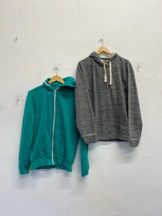 Fab duo of Zip through Hoodies UkM/L men’s H&M #7 JR001