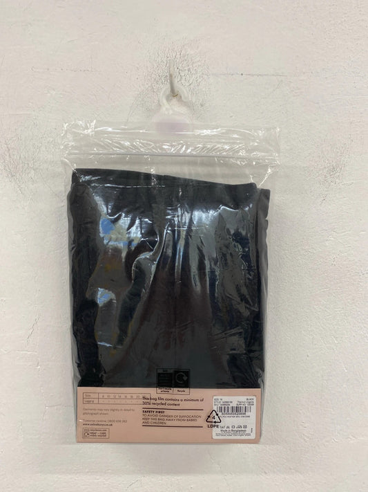 TU Sleek Black Thermal Leggings UK 16 LG004