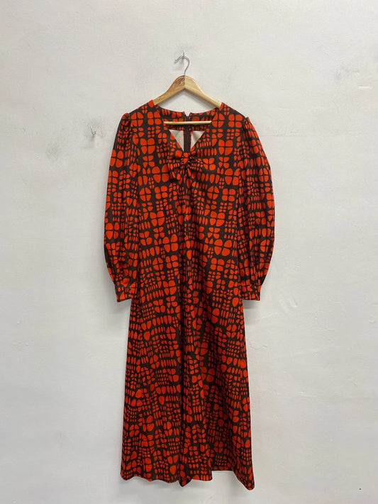Fabulous Handmade 1960’s Midaxi retro mod dress uk10/12 EC003