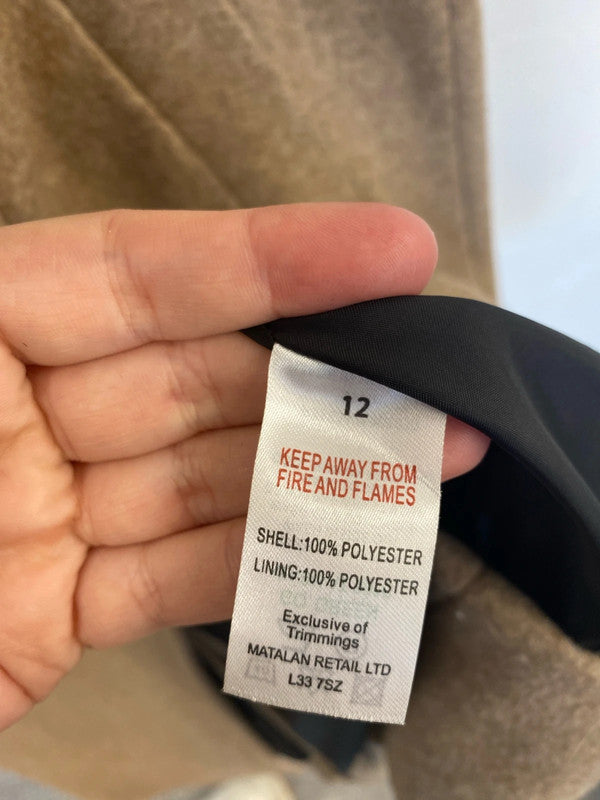 Papaya Stylish Sandy Longline Gilet UK 12 AO001