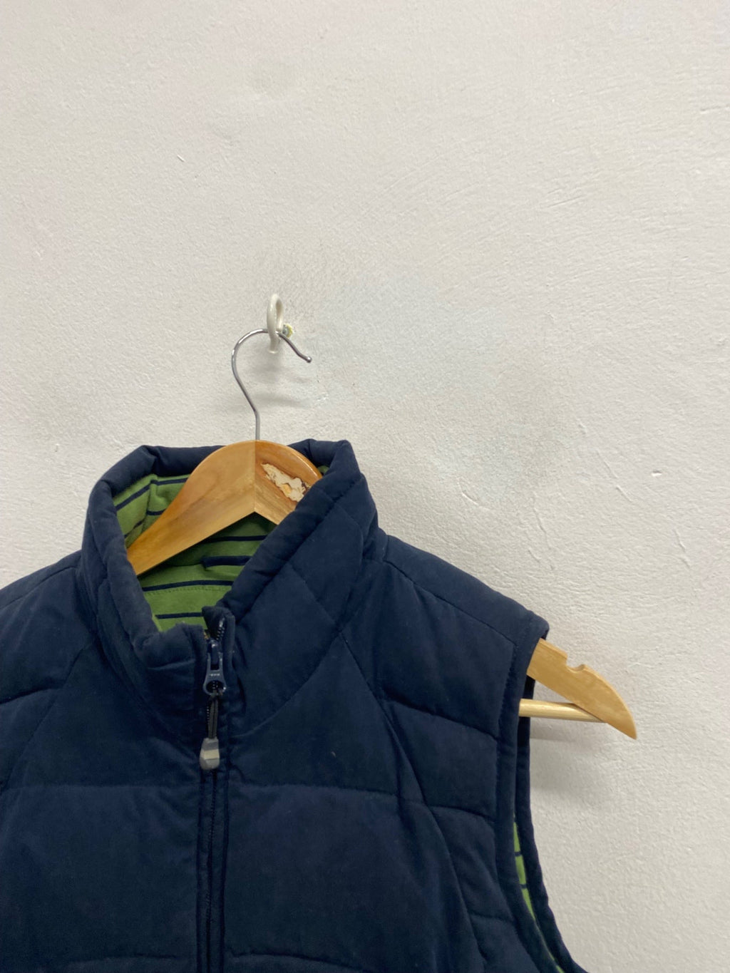 Fabulous Joules Gilet UK 8 Navy brindle KC528