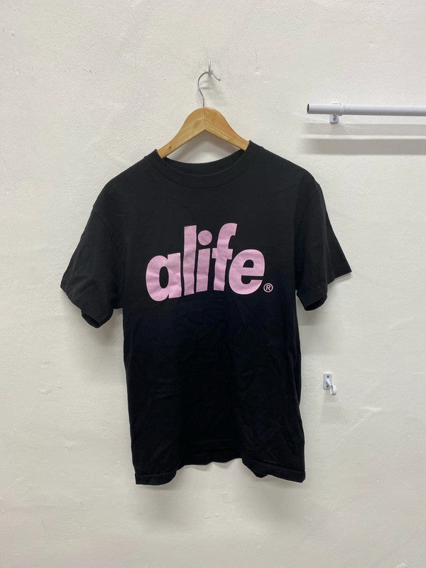 Great ALife T shirt Men’s UkM 100% Cotton black LL003