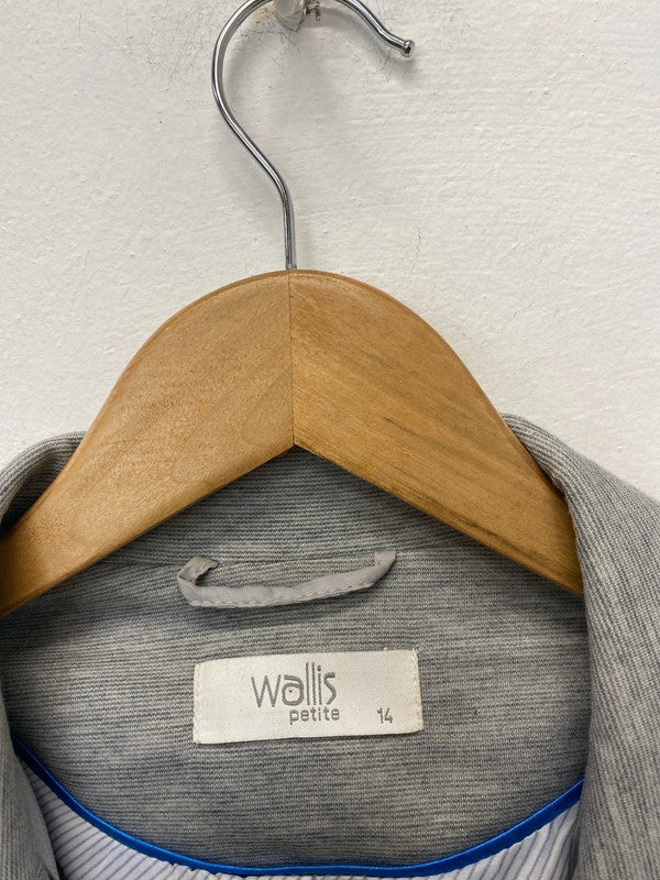 Fabulous Wallis Grey Marl blazer Uk14 work or play AO001