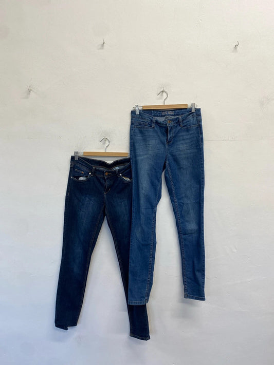Lovely duo of skinny jeans Vero Moda h&m uk w 32 LD003 #55