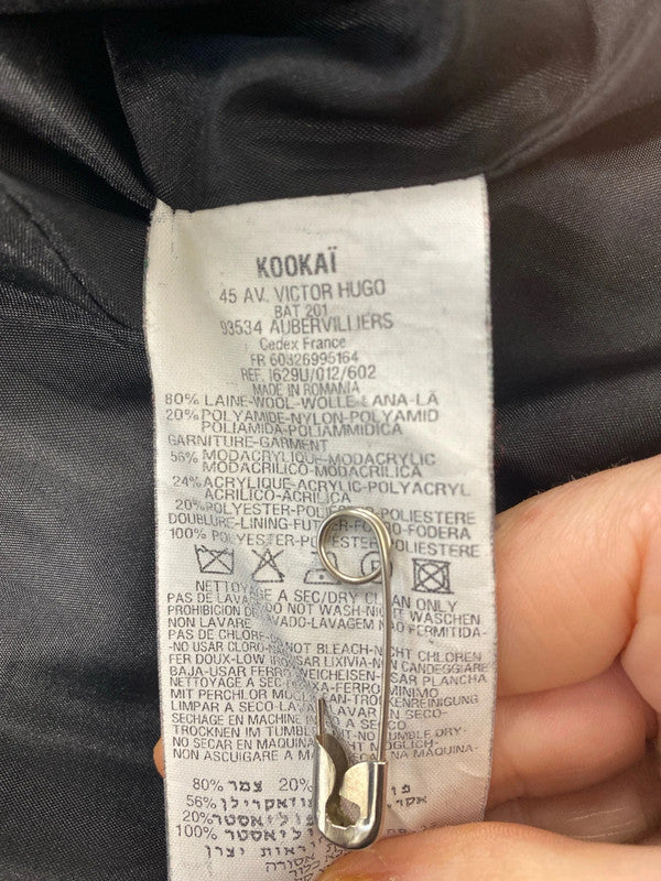 Amazing Y2K vintage wool blend Kookai coat UK8 MA003