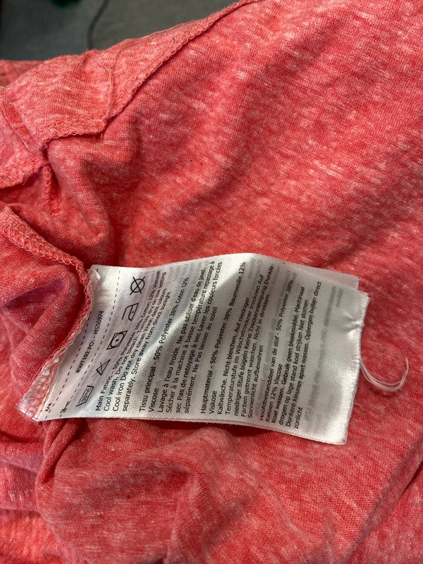 Fabulous Coral marl hoodie Uk20 Regatta cute off centre toggles YM001