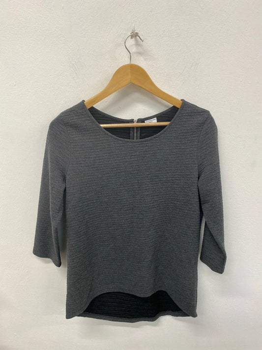 Jacqueline De Yong Chic Grey Top Size M LD001