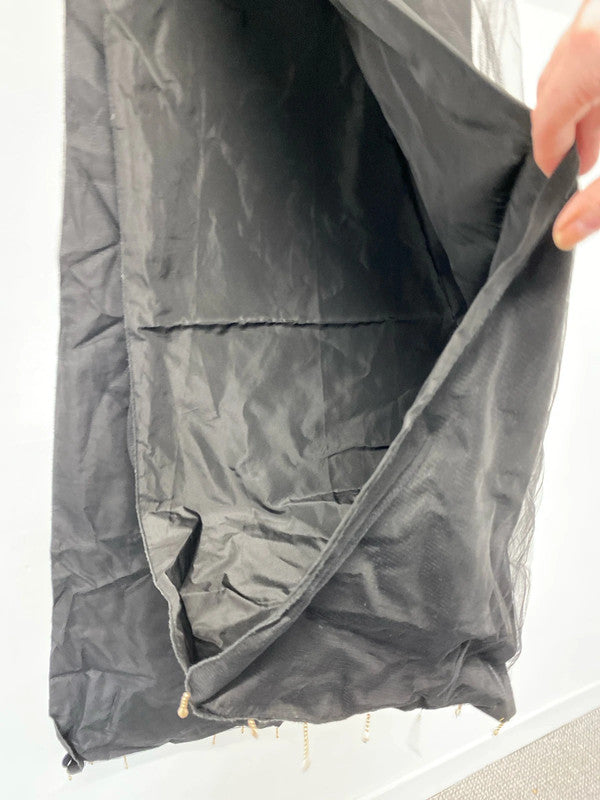 Fabulous Formal evening shawl tulle & tassels NC001