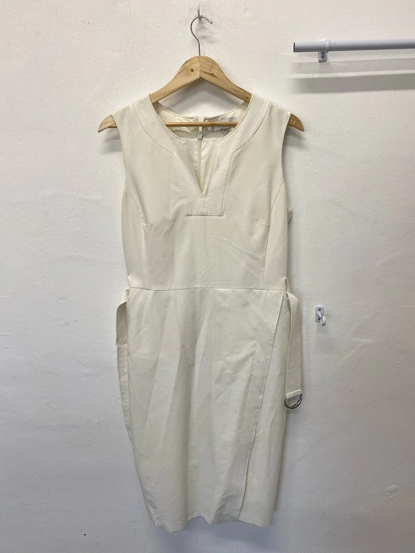 Fabulous Next Cream formal work dress Uk14 events LB004