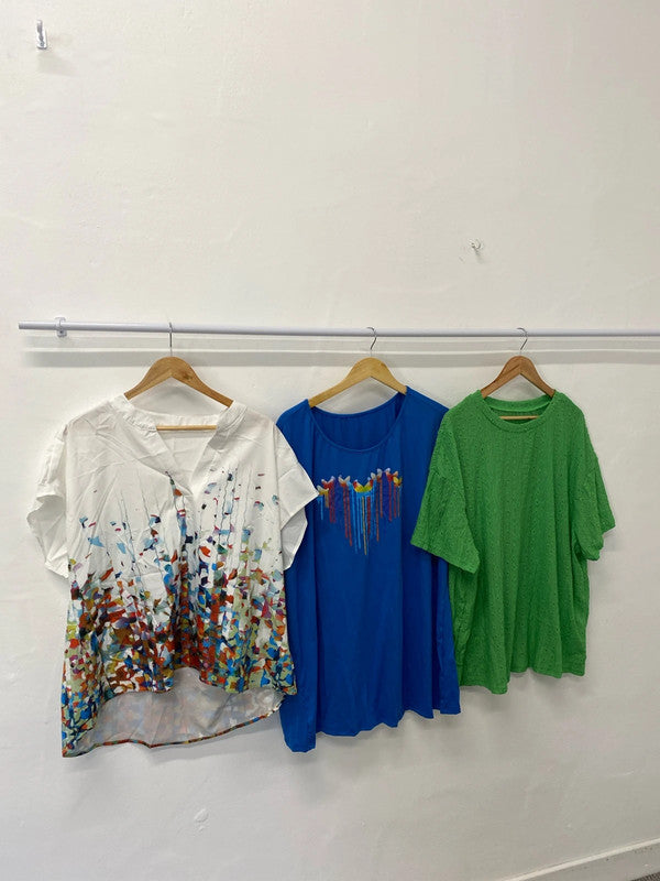 Fabulous Trio of Shein summer tops new Uk3XL #5 RG021