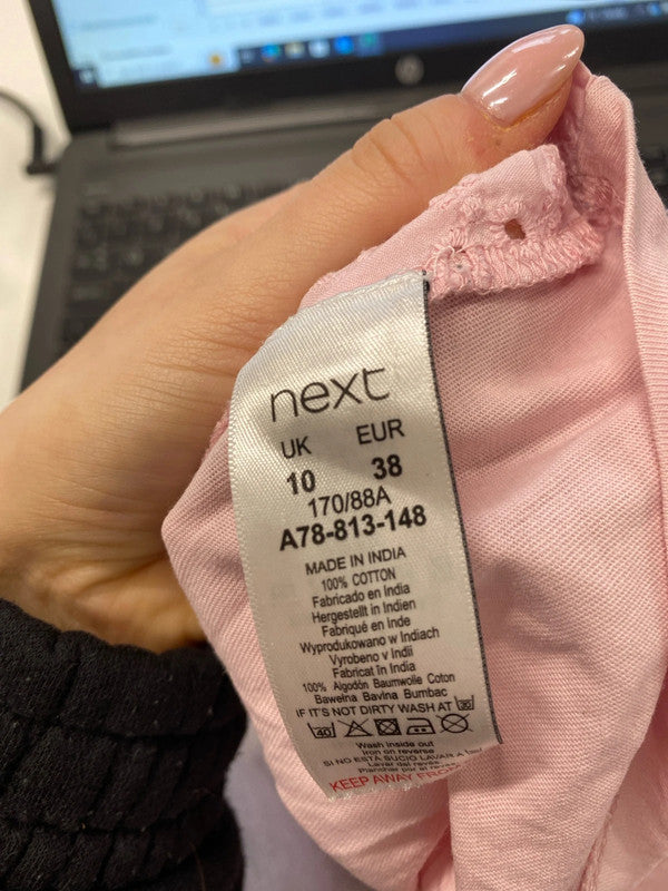 Lovely next embroidered blouse UK 10 HA001