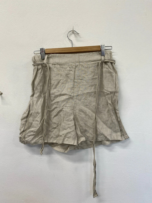 Stunning Bellambia linen shorts uk 10 KD001