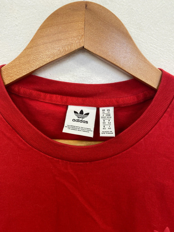 Adidas Sporty Red Shirt Dress UK 14 SW001