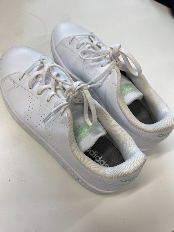 Fabulous adidas advantage white green trainers UK 5.5 NC001