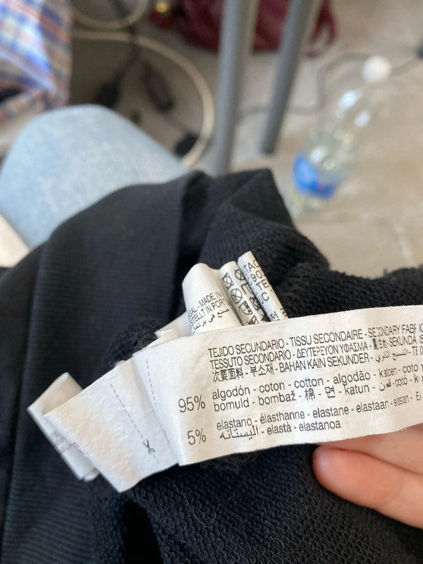 Fabulous ladies cropped sweatshirt pewter pan collar UkM LB010