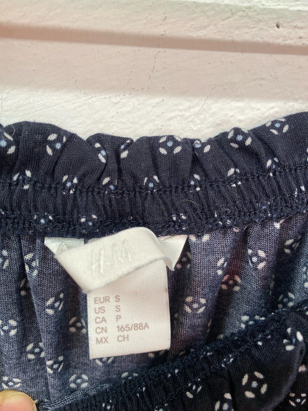 Fab H&M lightweight tunic dress navy S IM001