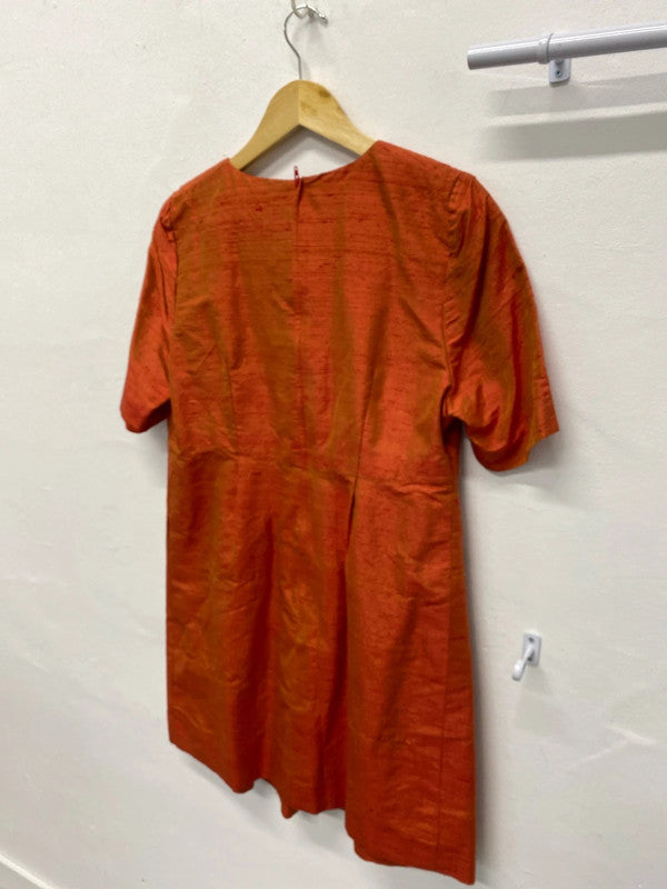 Fabulous handmade Vintage dress burnt orange 1960’s vintage vibes MM005