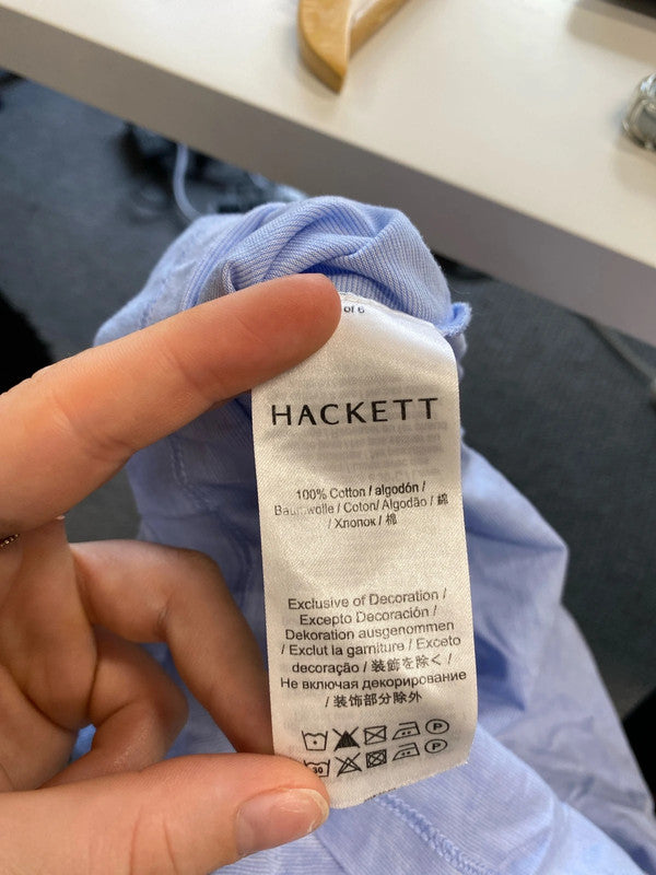 Fabulous Hacket classic fit blue polo shirt size XL KD001