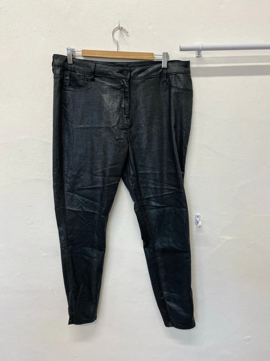 Fabulous Next Legging Jeans in shimmery faux snakeskin Uk18R YM001