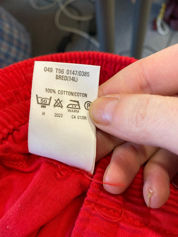 Fabulous midi skirt red flared vintage St Michael uk12/14 EC003