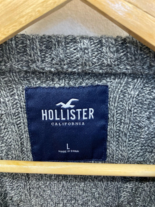Classic Hollister mark cable knit jumper L KM004