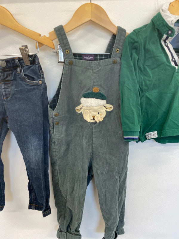 Boys Green Casuals Trio 18-36 Months #34 LN001