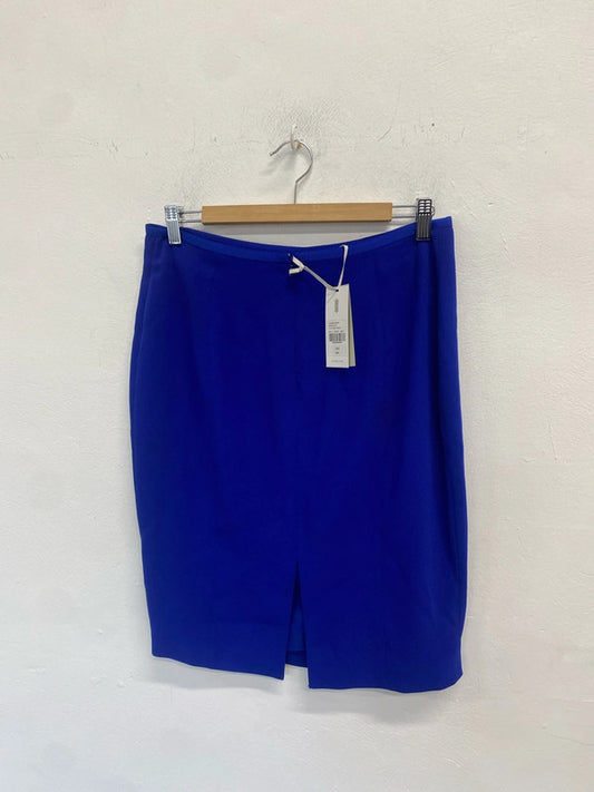 Stunning cobalt blue pencil skirt UK 12 nwt LW005