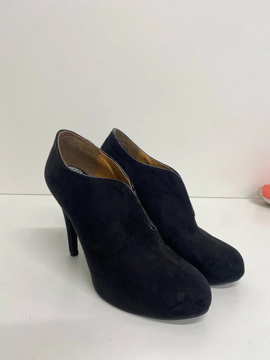 Fabulous Next high stiletto booties Uk4.5 faux suede GK002