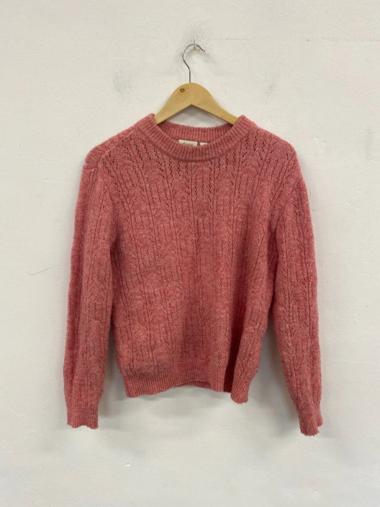 St Tropez Fabulous Coral Knit Jumper Size S SR006