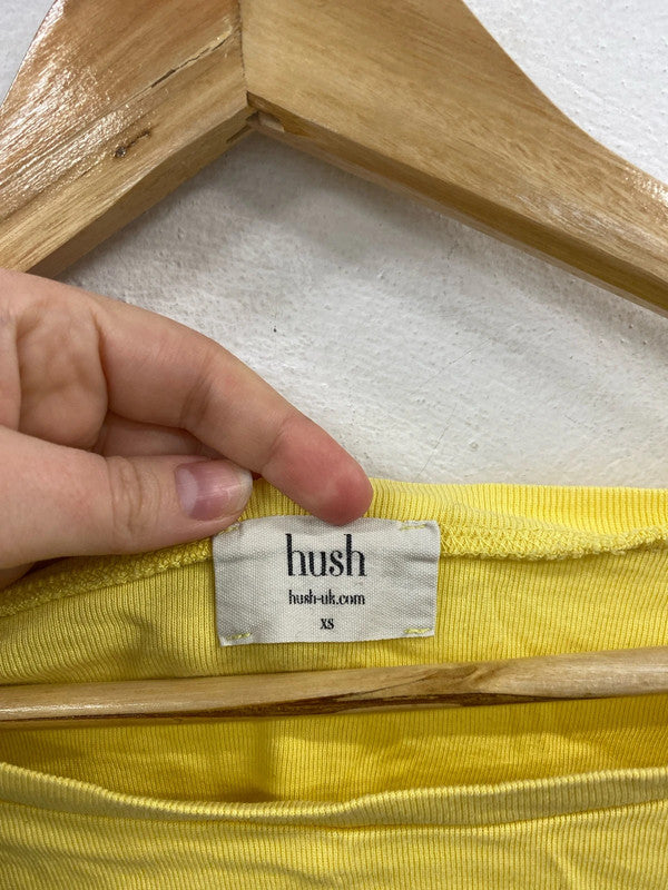 Hush Fabulous Daffodil Yellow Long Sleeve Shirt Size XS SN002