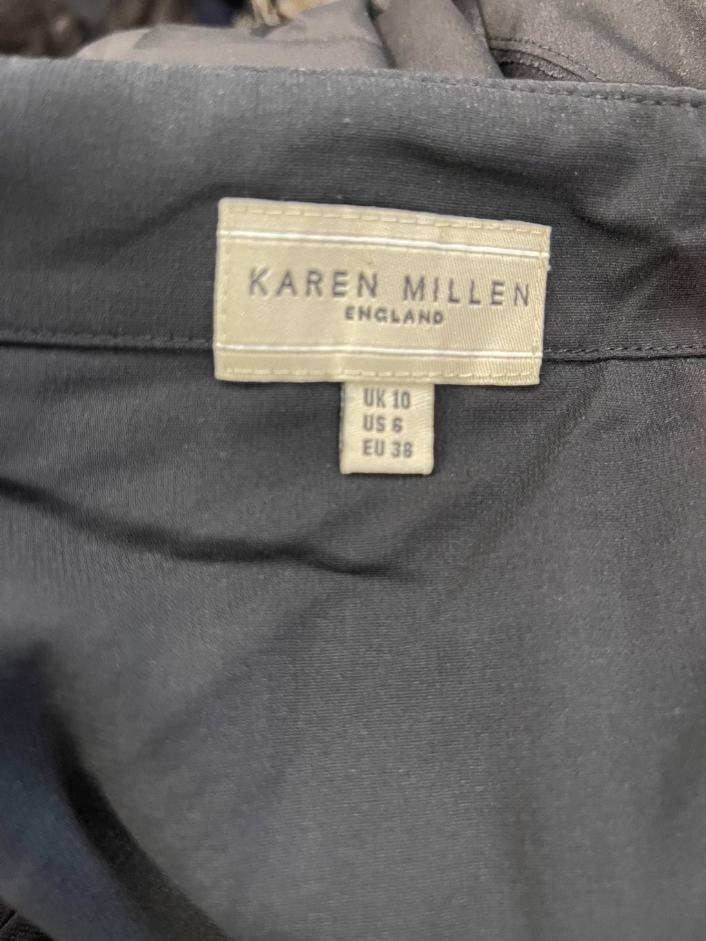 Stunning Karen Millen Y2K classic evening Dress Uk10 Black KS544
