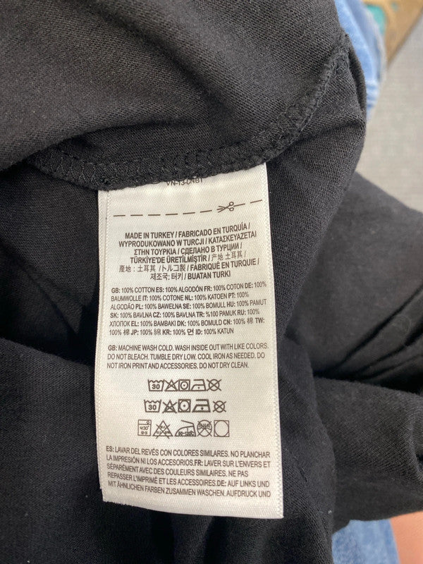 Fab Vans basic black t shirt ukXS men’s NC001