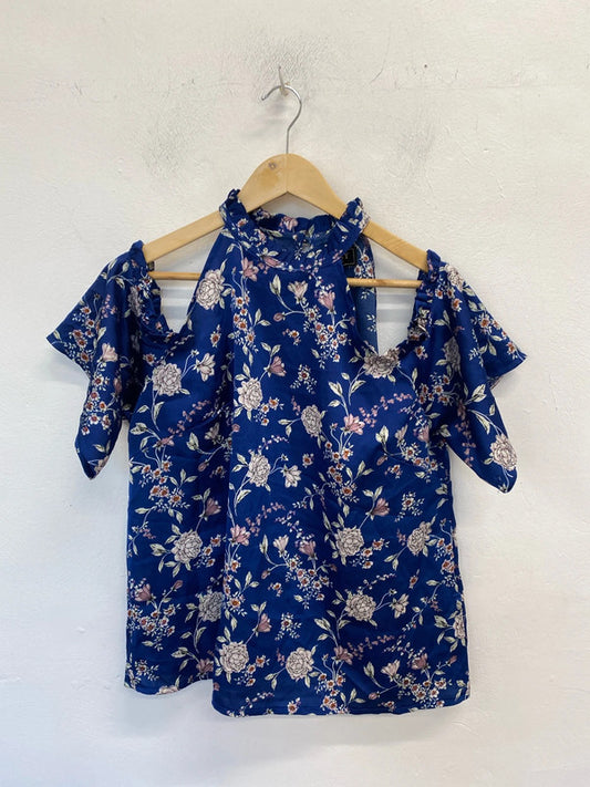 Fabulous Lipsy Oriental cold shoulder top Uk14 party nights GW001