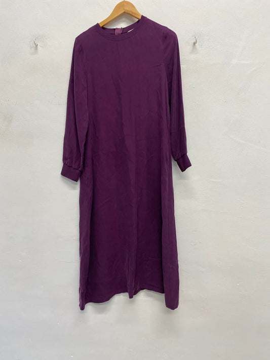 Fabulous Autograph purple stunning Dress Uk12 SS002