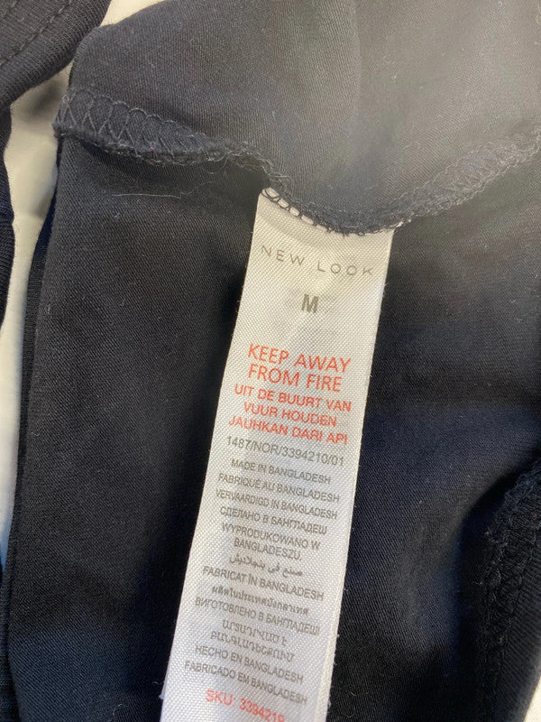 Boohoo New Look Shein Chic Black Tops Trio UK 8-10 #22 LK009