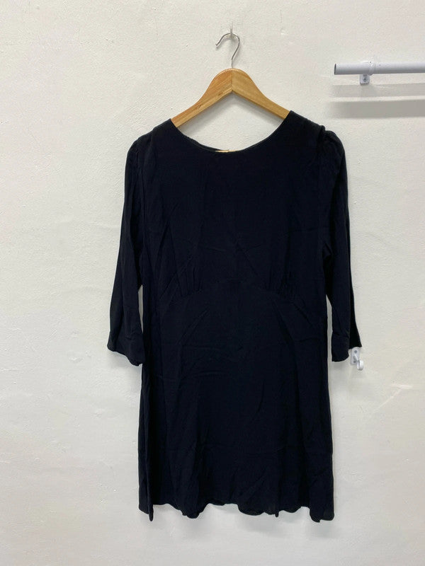 Fabulous Black Classic tunic dress from H&M Uk18 KM003