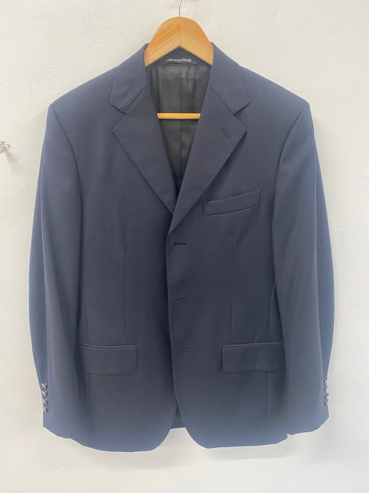 Classic Faconnable navy blazer pure wool 3 button HR003