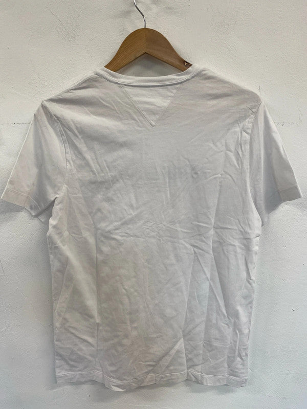 Classic Tommy Hilfiger embroidered logo tee M SD001