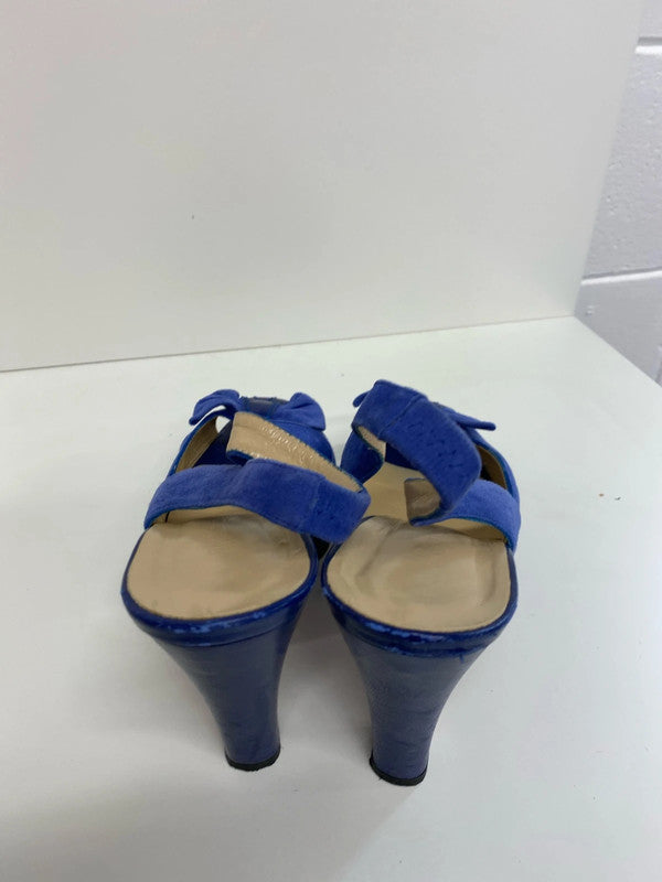 Fabulous Cobalt blue peep toe heels from Hobbs Uk38.5 occasion events JS004