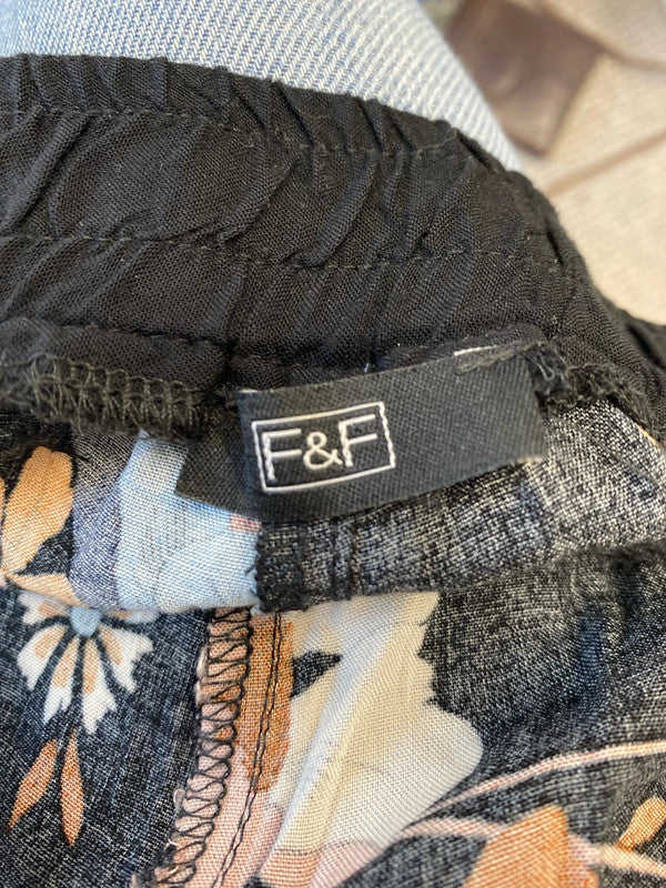 Fabulous F&F oriental trousers wide leg Uk12 summer fun GK001